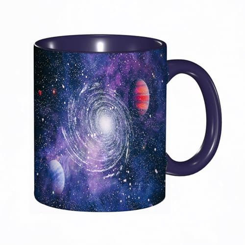 Tasse Mug,Bunter tiefer Raum. Hintergrund des Universumskonzepts. Planet - Elemente dieses von der NASA bereitgestellten Bildes,Kaffeetasse - Kaffeebecher mit Fassungsvermögen von 330 ml