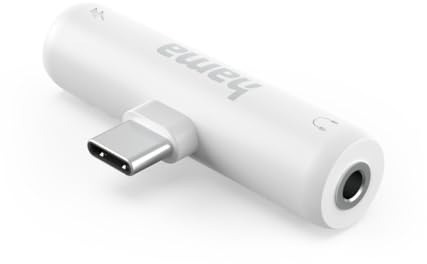 Hama Audio Adapter, USB-C - Klinke fem. 3,5 mm, USB-C PD mit Dunkel