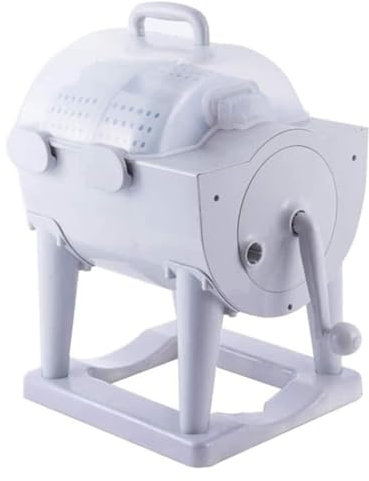 MGHRUE Machine À Laver Turbo Portative Manuelle, Essoreuse À Turbine À Manivelle, Lave-Linge De Voyage Non Électrique, Essoreuse Combinée pour Camping, Appartements, Dortoirs, Camping-Car