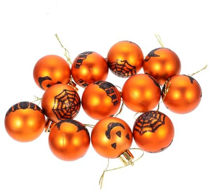Ciieeo STK Halloween Hängender Ball Halloween-partyzubehör -ballverzierung -schmuck Für Baum Hängende Kugeln Ornamente -Girlande -Dekoration Plastik