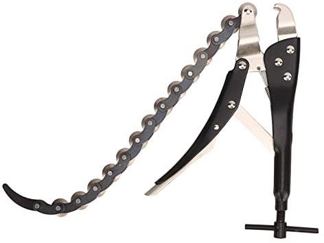 Locking Chain Pliers Clamp 15 Chains Vise Wrench Pipe Cutter Tool Aluminium Alloy for Metal Pipe Cutting