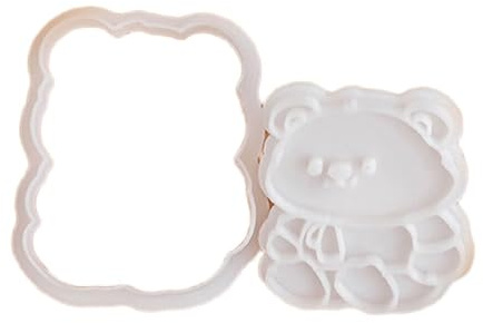 Set di timbri per biscotti a forma di orsetto, in silicone, per festival, pasticceria e celebrazioni