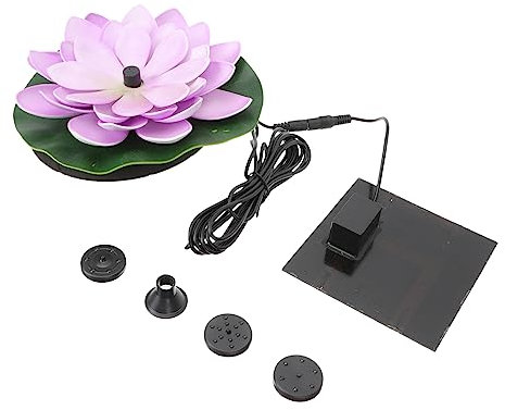 IMIKEYA Fontaine à eau solaire flottante pour jardin, aménagement paysager, fontaine solaire pour étangs et jardins aquatiques
