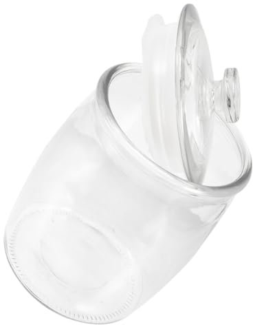 Alipis Frasco Hermético De Vidrio Transparente 2250 Ml Para Encurtidos y Almacenamiento De Alimentos, Tarro Grande Tapa Para Cocina y Conservación, Uso Doméstico y Gourmet