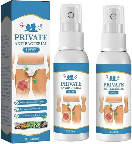Spray antibatterico per le parti intime, rinfrescante e lenitivo istantaneo, antiprurito corpo batteriostatico per uomo e donna