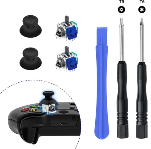 Mcbazel Hall Effekt Stick Joystick Analog Ersatz und Reparatur Werkzeuge Kit für Xbox Series X/S, Xbox One, Xbox One X/S Controller