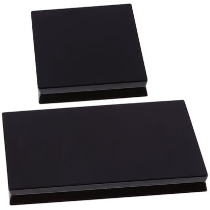 VALICLUD 2pcs Eyeshadow Dishes Storage Box Empty Makeup Container for Organizing Cosmetics Eyeshadow Supplies
