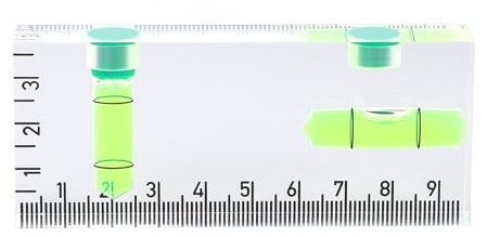 Telituny Magnetische Mini Wasserwaage, 95 * 40 * 14 mm Libelle Wasserwaage Kleins mit Starken Magneten, Mini-Bubble-haussegen Wasserwaages Taschenwasserwaage, für Tischlerarbeiten, Heimwerkerprojekte
