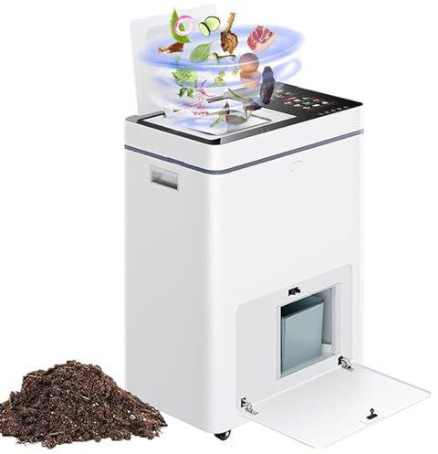 Electric Kitchen Composter, Smart Indoor Compost Bin, Odor-Free Food Recycling, Countertop Composter Converts Waste to Dry Compost