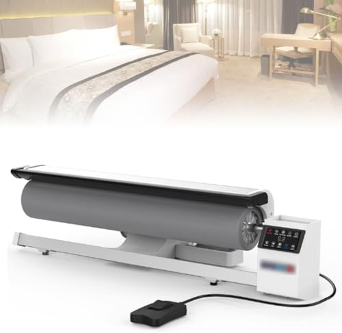 Rotary Steam Ironing Machine, Commercial Roller Iron Press for Hotel Linen, 220V