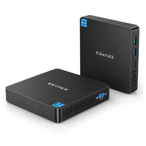ERVPES mini pc B20E Pentium 6500Y Processor (Up to 3.4GHz), 8 GB RAM, 128 GB M.2 SSD desktop pc,USB 3.2/HDMI/WiFi/BT mini pc for home office | ERVPES mini pc B20E Pentium 6500Y Processor, 8 GB RAM, 128 GB M.2 SSD desktop pc, Suitable for Both for Home And Business Use