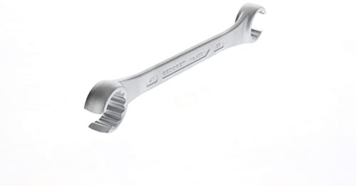 GEDORE Doppelringschlüssel offen, SW 36+41 mm, 15degree abgewinkelt, 12-kant, UD-Profil, Schraubenschlüssel, 400 36X41