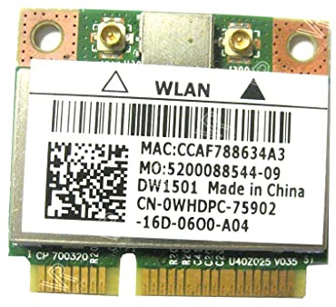 BroadCom BCM94313HMG2L BCM4313 DW1501 Half Mini PCI-e Tarjeta WLAN para Dell WHDPC K5Y6D