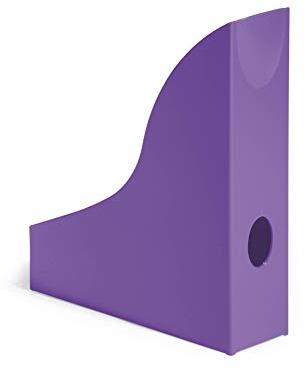 Durable 1701711012 Magazine File basic, 6-Piece, opaque Purple