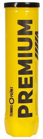 Premium - 4er Dose Tennisbälle - Innendruckball - gelb - (4er Dose)