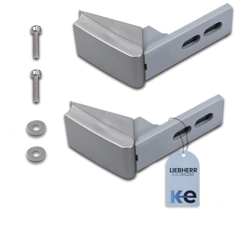 Anakel Home Charnière de porte Kit de réparation pour Liebherr 21312263 | Pièces Détachées pour Frigo Liebherr Acier inoxydable INDEX20-001