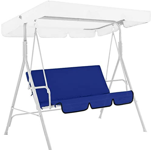 CENPENYA Hollywoodschaukel-Bezüge Für Hollywoodschaukel, Universale Sitzpolsterbezug Wasserdicht, 190 Polyester-TAFT 150 X 50 X 10 cm Ersatzbezug Für 3-Sitzer (Blau)