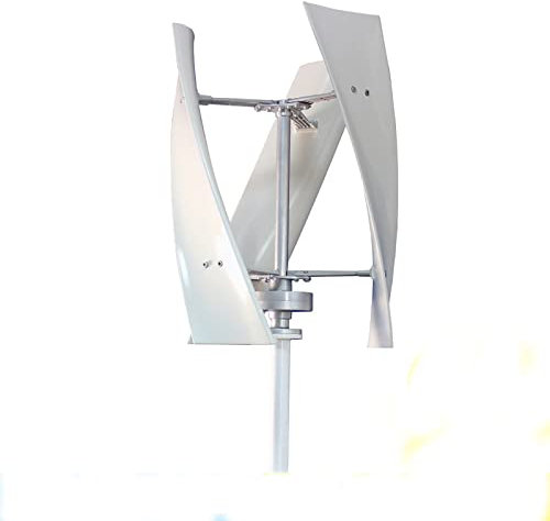 Vindturbin, vindkraftverk, 12 V, 24 V, 48 V, 3 000 W, ljudlös, vertikal, liten vindgenerator, fri energi, bärbar och vertikal vindturbin med MPPT-kontroll för hemmet (12 V)