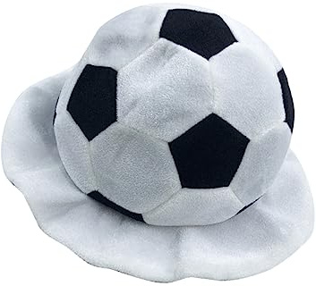 ABOOFAN Cappello Forma Di Pallone Da Calcio Copricapo Creativo Per Feste Cappello Sportivo Per Appassionati Accessorio Cosplay Realizzato Materiali Di Morbido e Leggero Adatto Sia Uomini c