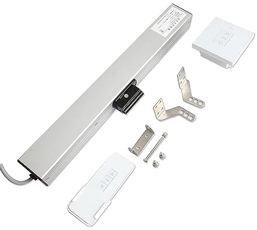 Ouvreur de Fenêtre Electrique 24V avec Télécommande et Interrupteur pour Ouverture/Fermeture Automatique Fenêtres à battants, Puits de Lumière, Évent de Toit, Max 400N (Couleur : 24V Motor+Remote+Swi