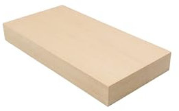 EdpaS Tavola da intaglio in legno di tiglio, 20 x 10 x 2,5 cm, per intagliare e tornire o fai da te, in legno di tiglio per intagliare il legno, per bambini