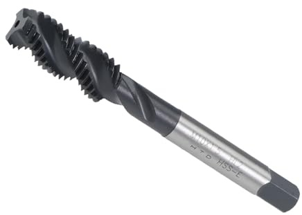 CoCud Spiralnut-Gewindebohrer M10X1.5 Gewindegröße HSS-Gewindewerkzeug | Nitrierbeschichtung, Zur Bearbeitung von Löchern und klebrigen Materialien