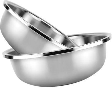 Cabilock Lavello in Acciaio Inossidabile Robusto - Ciotola Per Mescolare - Set Di Ciotole Per Insalata Da Cucina - Multifunzionale