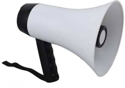 aqxreight Tragbarer Megafon-Lautsprecher, 30 W, Klarer, Lauter Ton, Aufnahmeübertragung, 10 Stunden Langlebiger Akku
