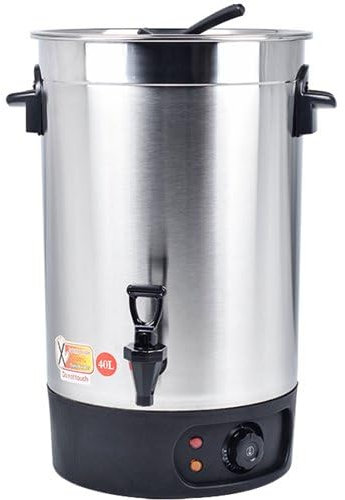 Commercial Water Boiler Single Urn 50 litres Stainless steel Tea, Coffee Making Water Heater, Water Level/Non Drip Tap/Auto Temperature Control, Stalwart STVICWBP50