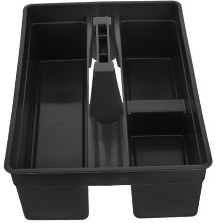 3 Portable Cleaning Basket Cleaning Carts Tote Bags Tools Cleaning Bucket Tool Case Shower Caddy for Dorm Horse Grooming Tote Hair Caddy for Hair Supplies Shower Tote Black Abs