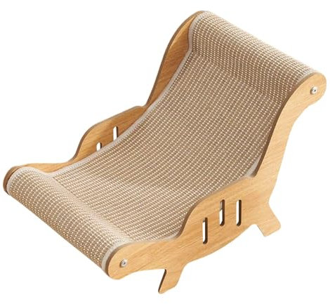 Kratzbank für Katzen, Sisal Kratzbank, Großes Katzenbett, Fester Kratzpost, Indoor-Möbel, Kätzchen und Erwachsene, gemütliche Schlaflounger, Möbelschoner, 30cm