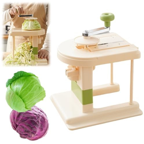 Multifunctional Cabbage Shredder and Slicer Machine, 2025 New Vegetable Cutter for Salad Maker Machine Chopper, Coleslaw Grater