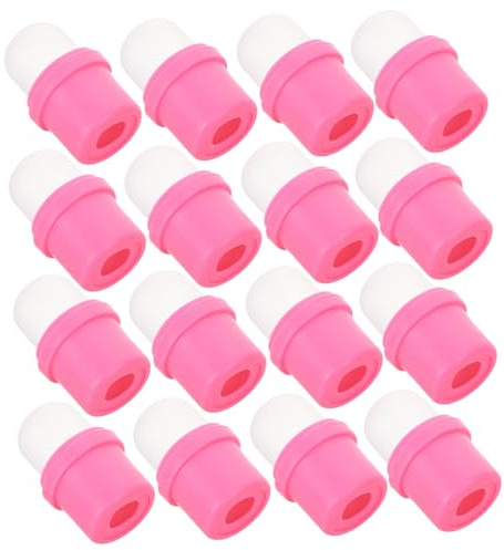 WRITWAA Set 20 Pezzi Rimuovi Smalto Gel in Silicone Morbido e Confortevole per Rimozione Colle Unghie, Adatto per Uso Domestico e Salone