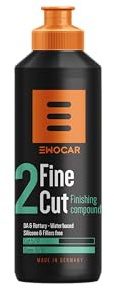 Ewocar Fine Cut Finish-Politur - Wasserbasiertes Poliermittel ohne Silikon & Füllstoffe, entfernt Hologramme, Swirls & feine Kratzer - Hochglanz-Finish in einem Schritt - Für Finish – 250ml