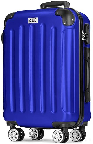 POSH Valigia Grande in ABS - Volume interno 100L - Rigida e leggera 3,7 kg 75x50x30 cm - Bagaglio da viaggio con chiusura a combinazione - Ruote girevoli a 360° - Ideale per viaggi di 14 giorni
