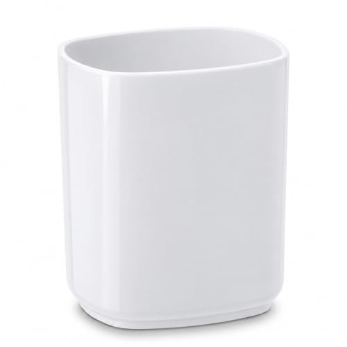 Acrimet Jumbo Stifthalter, Stiftebecher, Organizer – Übergröße Schreibtisch-Organizer für Schüler, Künstler und Berufstätige (Kunststoff) (Weiße Farbe)