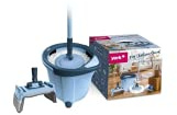 York | 360° | Special Rotierender Bodenwischer + Eimer + Teleskopstange | Bodenwischer | Wischmopp | Mopp | Wischroboter | Reinigung von Fliesen und Laminat | Eimer Kapazität: : 13 Liter | Vielseitiger Wischmopp zur Reinigung aller Oberflächen, erreicht mühelos Ecken und schwer zugängliche Stellen