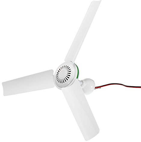 ExcLent Dc 24V Solar Deckenventilator Tragbarer Solarventilator Mit 3-Flügeligem Schalter Caravan Camp