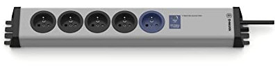 EHMANN 0214x00058341 IT-Master/Slave-Pro Steckdosenleiste 5-Fach, 1,5 m Kabel