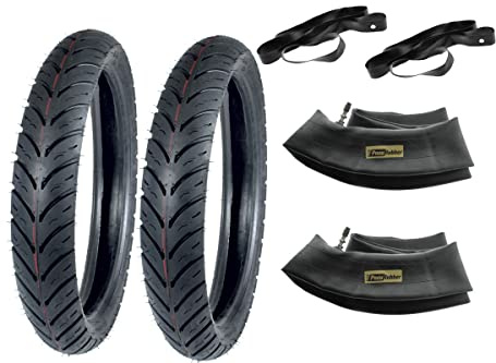 2x SET Niederquerschnitt Reifen für Simson S50 S51 Pneu Rubber 80/80-16 150km/h reinforced