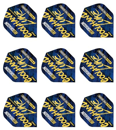 RED DRAGON Players Hardcore Dartflug - 3 Set pro Packung (insgesamt 9 Dart-Flights)