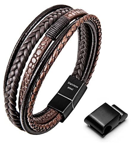Speroto armband herren lederarmband herren leder armband für männer herren armband(Personalisiert)