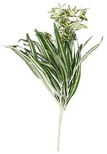 1PCS Artificial Chlorophytum，green 65cm Simulation Hanging Plants Fake Spider Silk Plants for Home Garden Office Verandah Wedding