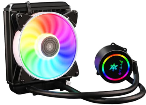 Homoyoyo 1pc Cpu Liquid Cooler System Efficient Water Cooling Heat Sink for Gaming Anti-freezing Liquid Durable Design Low Noise for High-performance Computers