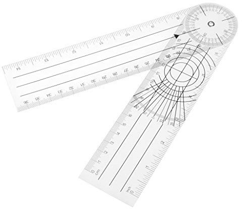 Righello spinale medico di spessore 0,8 mm per misurare la gamma di movimento di articolazioni come dita ginocchia e gomiti strumenti per piastrellatura