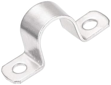 MACHSWON 25mm(1) Heavy Duty U-Bracket Pipe Clamp,304 Stainless Steel 2 Hole Rigid Pipe Strap Hanger Tube Tension Clips 2pcs