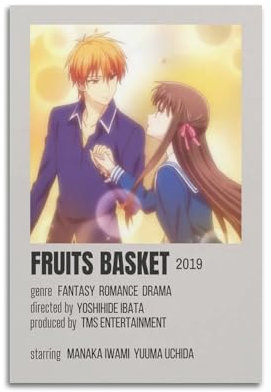 NUSLNG Fruits Basket Poster Decorative Canvas Poster Wall Art Decor Living Modern Family Bedroom Decoration Posters 12x18inch(30x45cm) Unframe-style