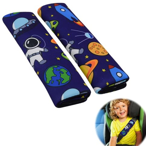 XQMMGO 2 Stück Gurtpolster Kinder, Gurtschutz Kinder Auto, Gurtpolster Auto, Gurtschoner Kinder Auto, Anschnallgurt Schutz Kinder, Für Kinder Und Babys (Raum)