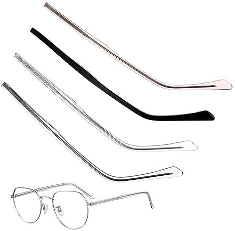 BCOATH Sonnenbrillen-ersatzbügel 4 Paar Universelle Brillenbügel Leicht Für Alltagsoutfits