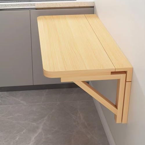 Wandklapptisch Klapptisch Wand Wandtisch Klappbar, Tisch Mehrzweck-Küchentisch, Computertisch, Tragfähigkeit 60 Kg(50 * 30cm/19.6 * 11.8cm)